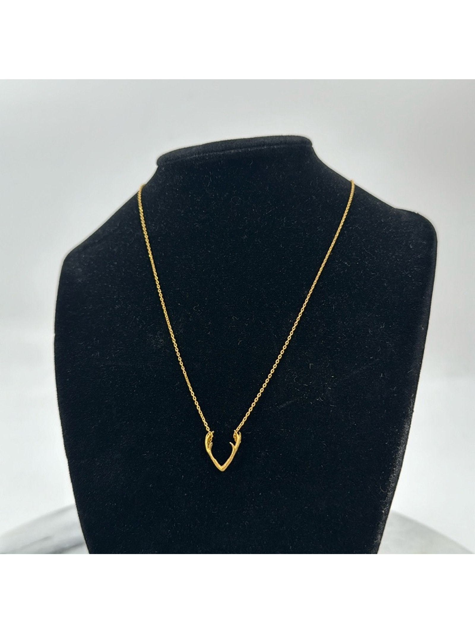Goldplated Antler Necklace Goldplated Antler Necklace
